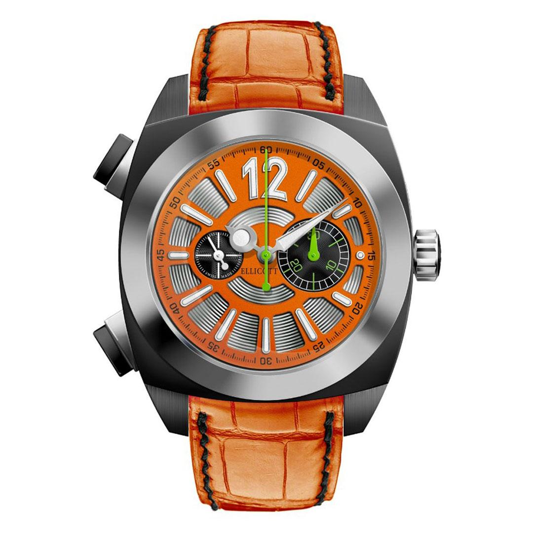 Ellicott Majesty Chronograph 2011 orange